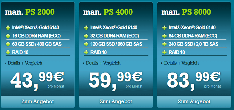 Managed Server bei Netcup Managed Server bei Netcup