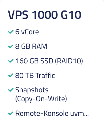 Netcup VPS 1000 G10