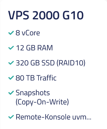 Netcup VPS 2000 G10