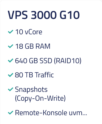 Netcup VPS 3000 G10