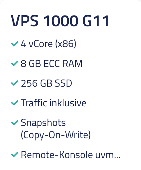 Netcup VPS 1000 G11