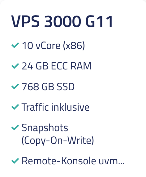 Netcup VPS 3000 G11