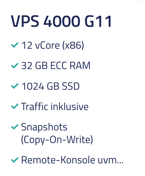 Netcup VPS 4000 G11