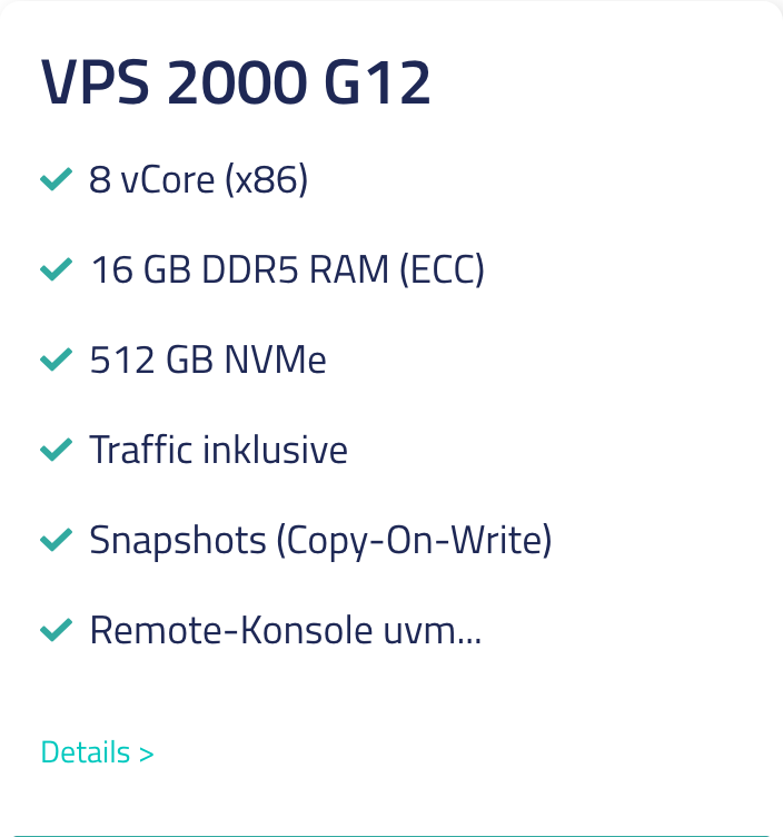 Netcup VPS 2000 Netcup VPS 2000