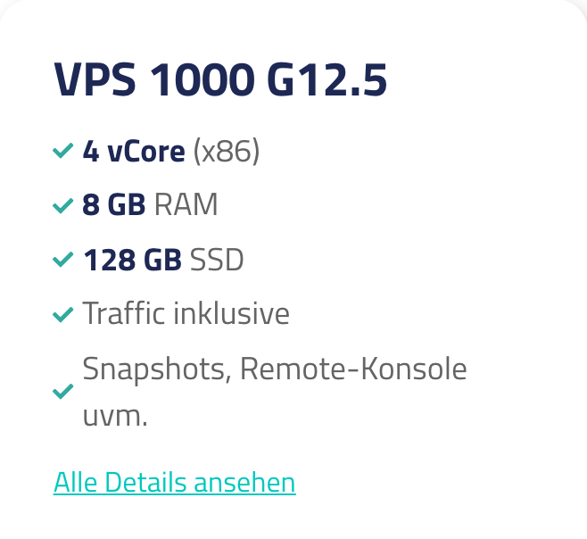 Netcup VPS 1000 G12.5